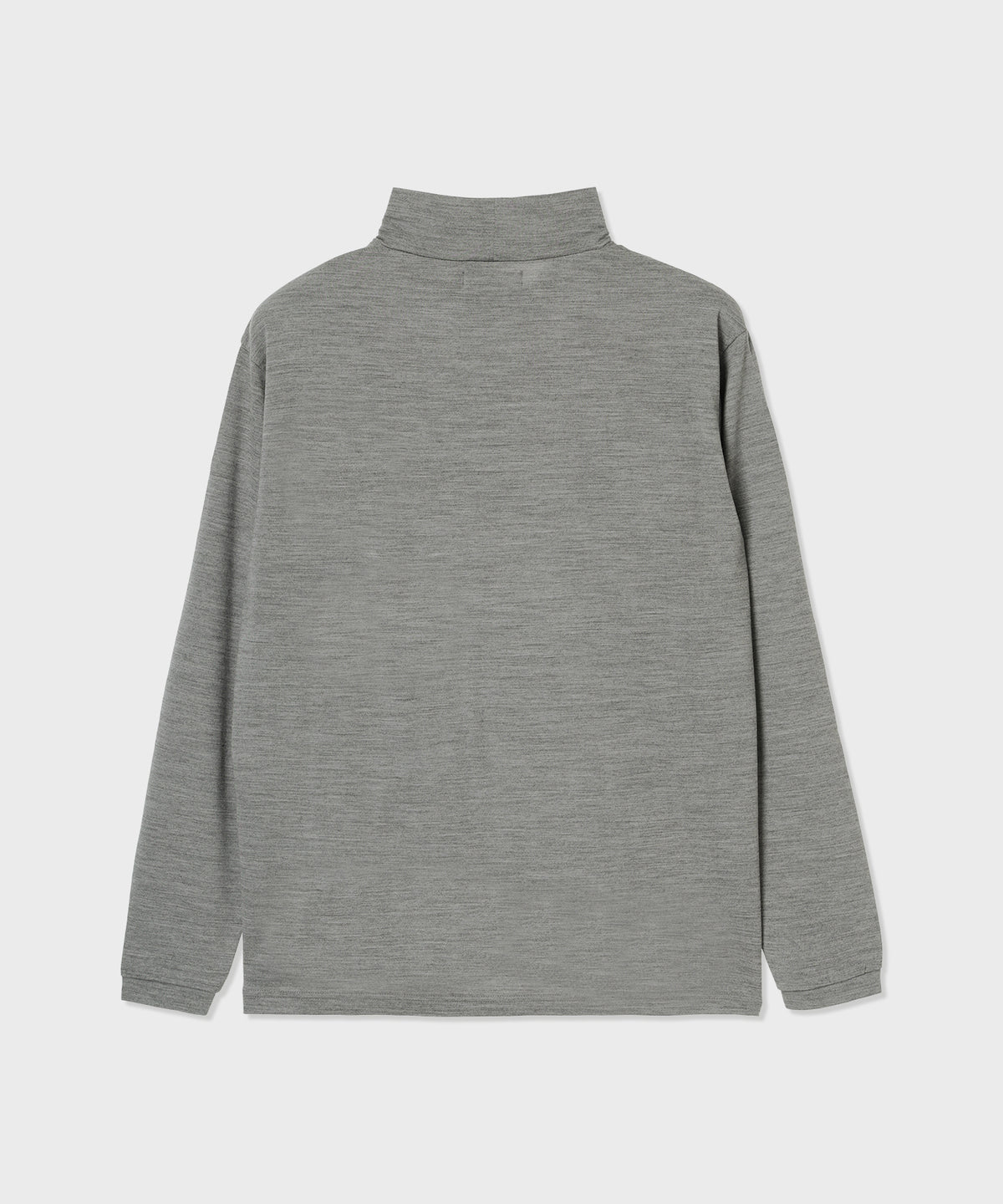 [ウールハイネックロングスリーブTシャツ 62TS04]グレー6206660405メンズ 2