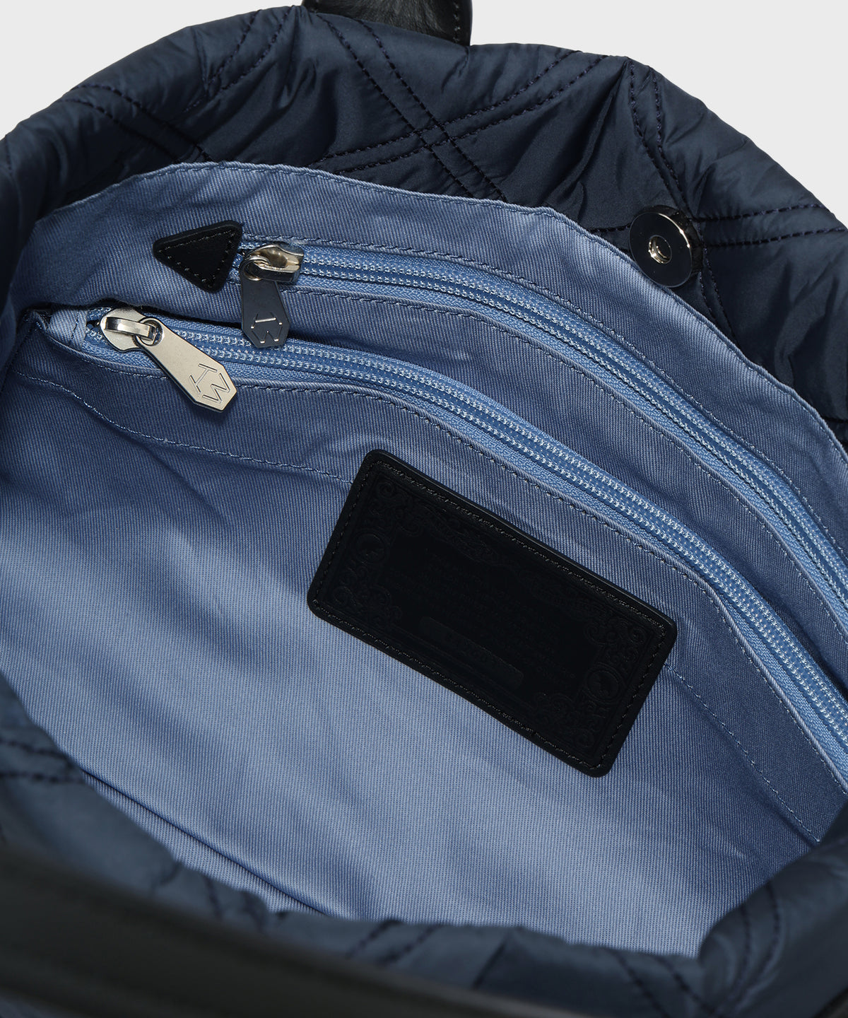 アットイーズサックフルキルティング[トートバッグS 7301SCQ]ネイビー6109405678 9