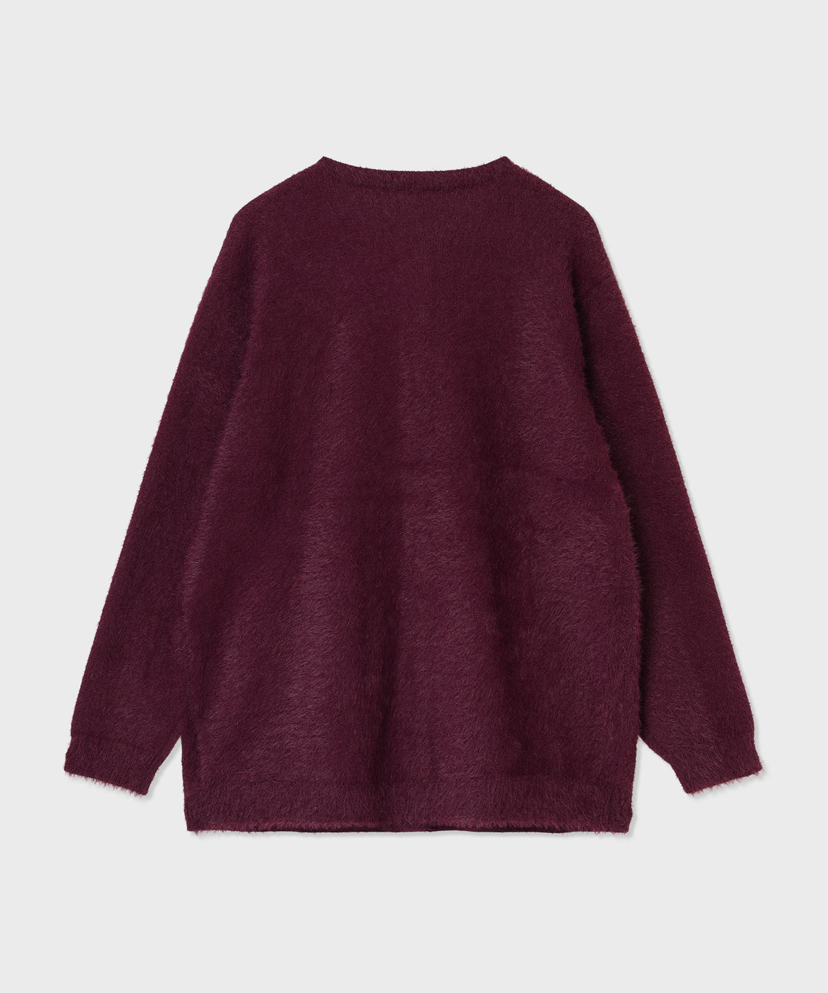 [クルーネックカーディガン 62KN52]バーガンディ6206745218ウィメンズ 2