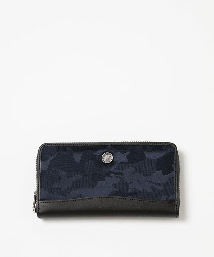 ユーティリティカモ[ロングジップウォレット301UTC]ネイビー6119180178 HUNTING WORLD