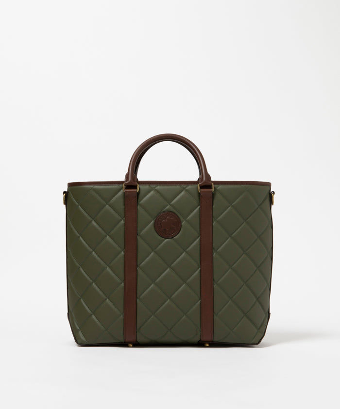 バチューオリジンネオキルティング[トートバッグM　4159BOQ]グリーン6109110557 HUNTING WORLD