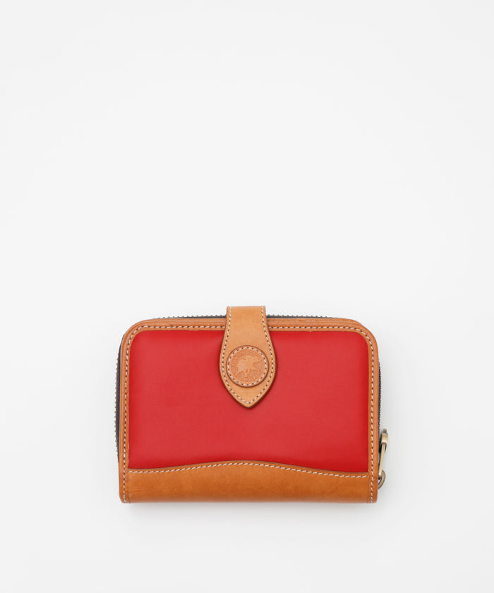 バチューサーパス[ジップウォレット932BSS]レッド6119011415 HUNTING WORLD