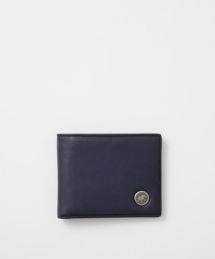 バチューレザー[ダブルウォレット383BLA]ネイビー6119037078 HUNTING WORLD