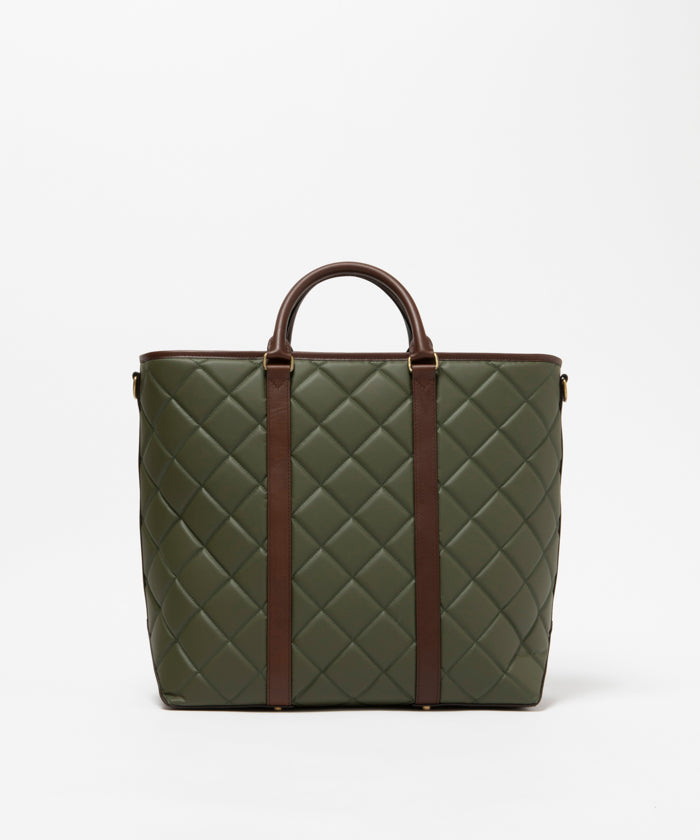 バチューオリジンネオキルティング[トートバッグL　4160BOQ]グリーン6109110657 HUNTING WORLD