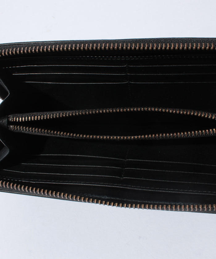 バチューサーパス[ジップロングウォレット957BSS]ブラック6119016108 HUNTING WORLD