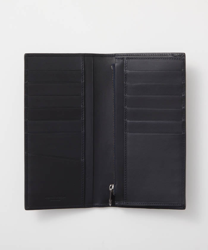 バチューレザー[コインケース付きロングウォレット382BLA]ネイビー6119036278 HUNTING WORLD