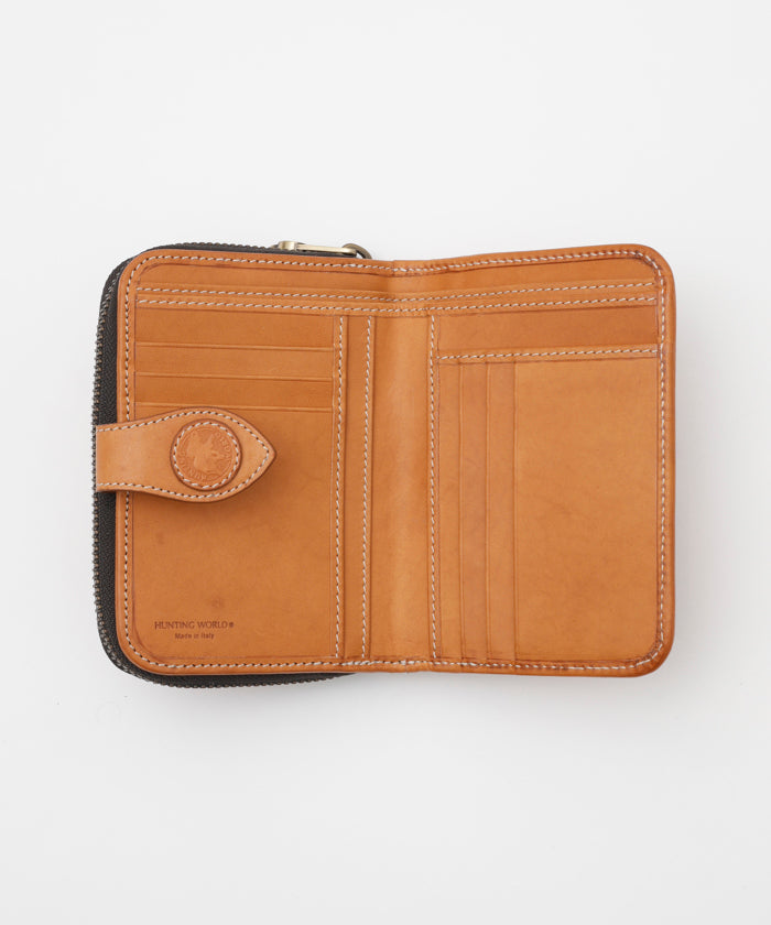 バチューサーパス[ジップウォレット932BSS]レッド6119011415 HUNTING WORLD