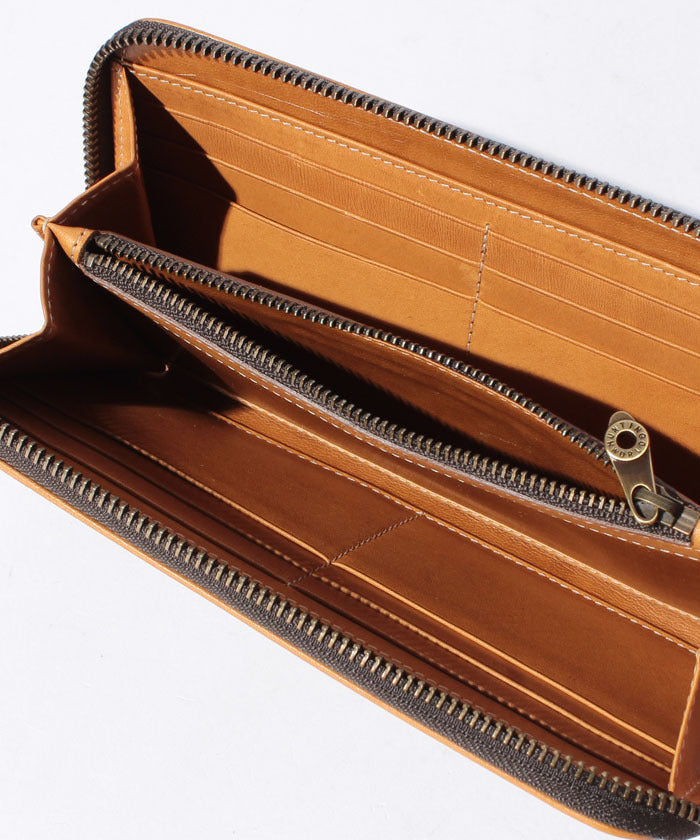 バチューサーパス[ジップロングウォレット957BSS]ネイビー6119011578 HUNTING WORLD