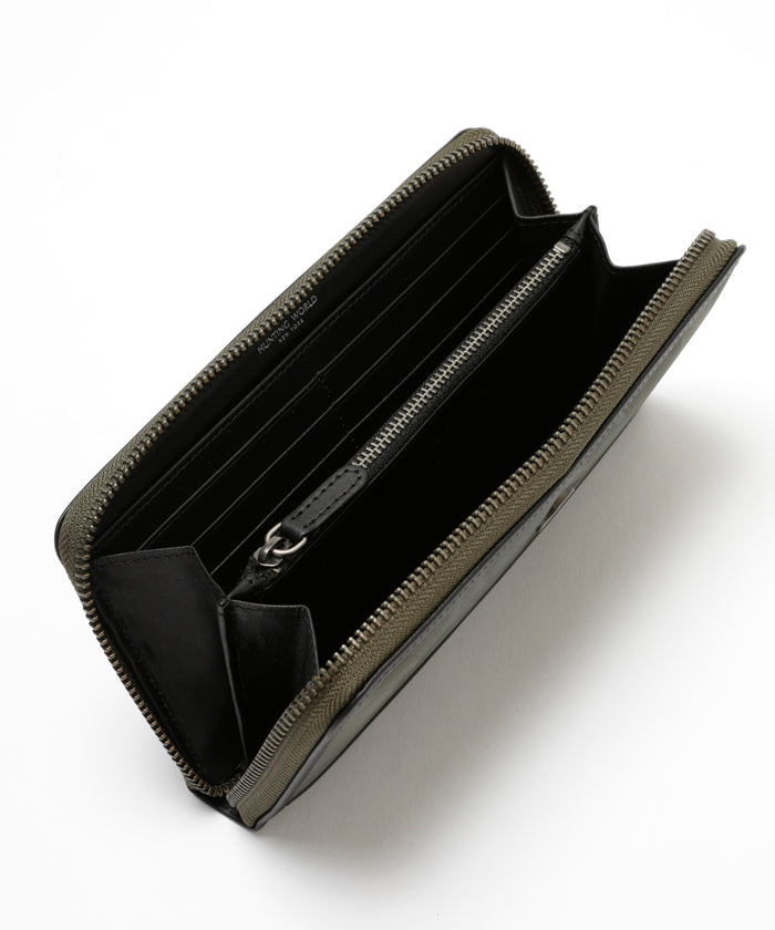 ユーティリティカモ[ロングジップウォレット301UTC]オリーブ6119180146 HUNTING WORLD