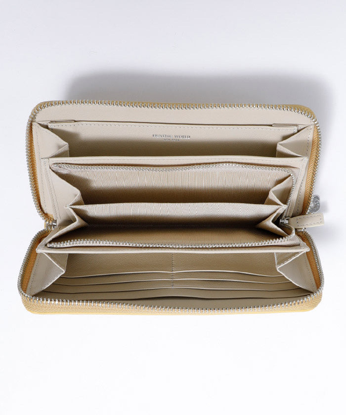 ヴィオラ[ロングジップウォレット250VOL]イエロー6119446044 HUNTING WORLD