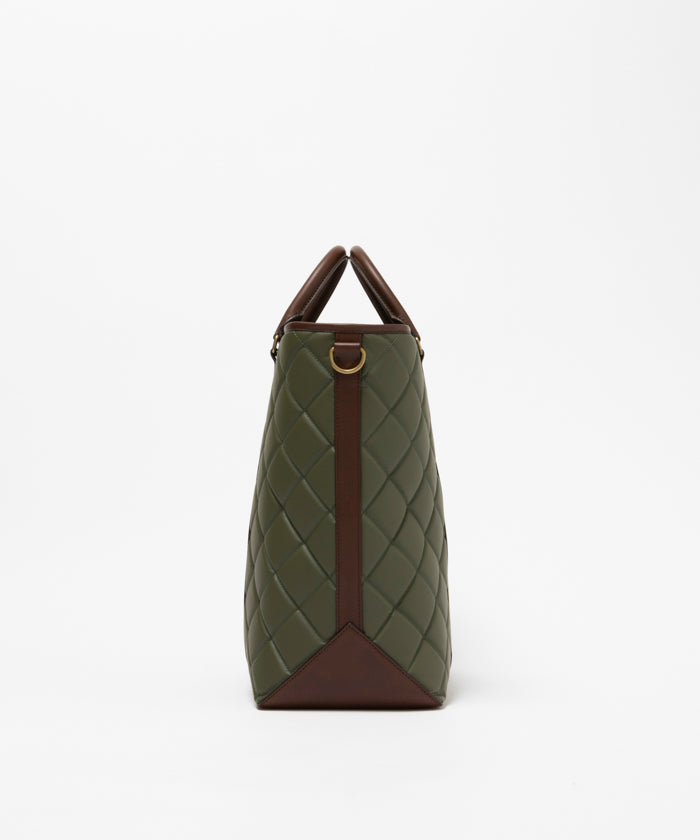 バチューオリジンネオキルティング[トートバッグL　4160BOQ]グリーン6109110657 HUNTING WORLD