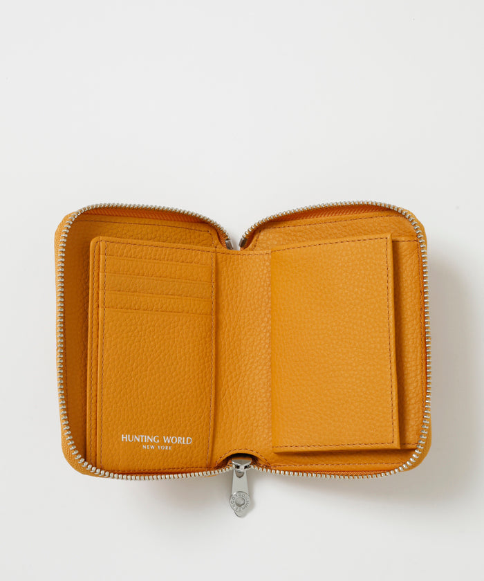 レガーロ[ラウンドジップウォレット311RGL]オレンジ6119300225 HUNTING WORLD