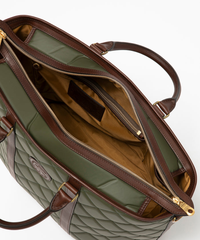 バチューオリジンネオキルティング[トートバッグL　4160BOQ]グリーン6109110657 HUNTING WORLD