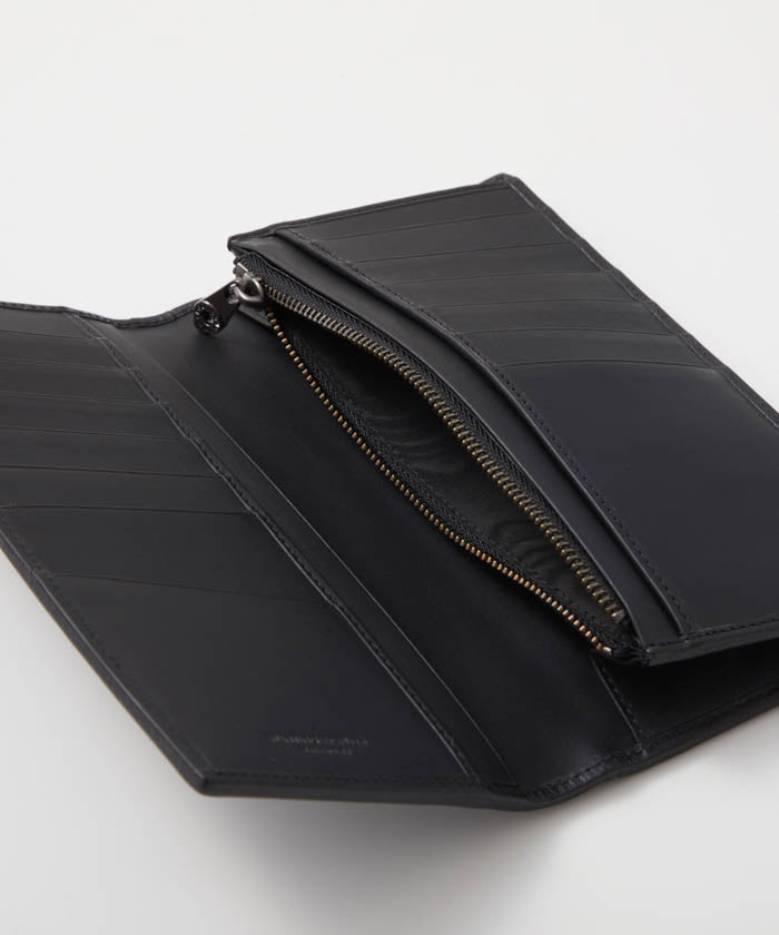 バチューレザー[コインケース付きロングウォレット382BLA]ブラック6119036208 HUNTING WORLD