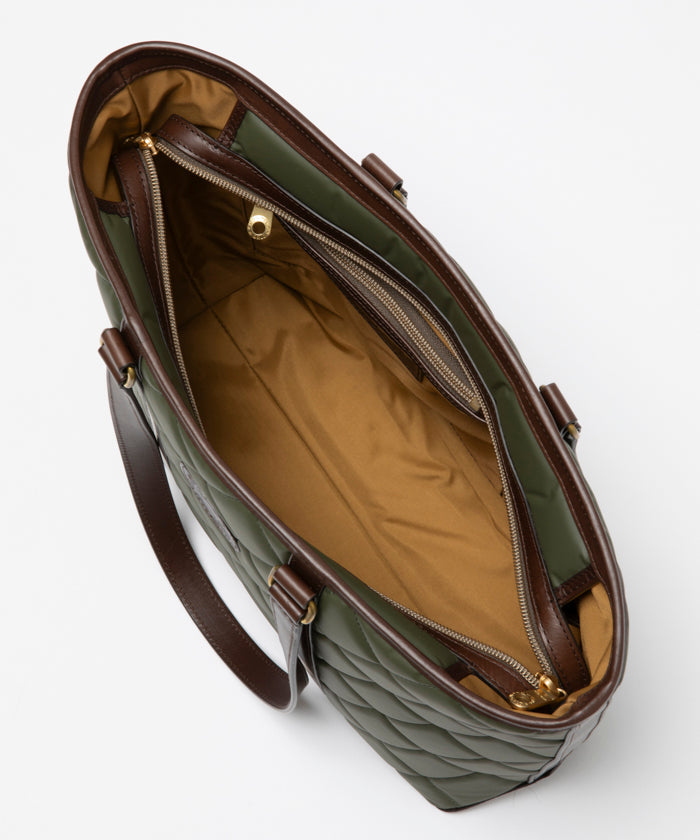 バチューオリジンネオキルティング[トートバッグS　4158BOQ]グリーン6109110457 HUNTING WORLD