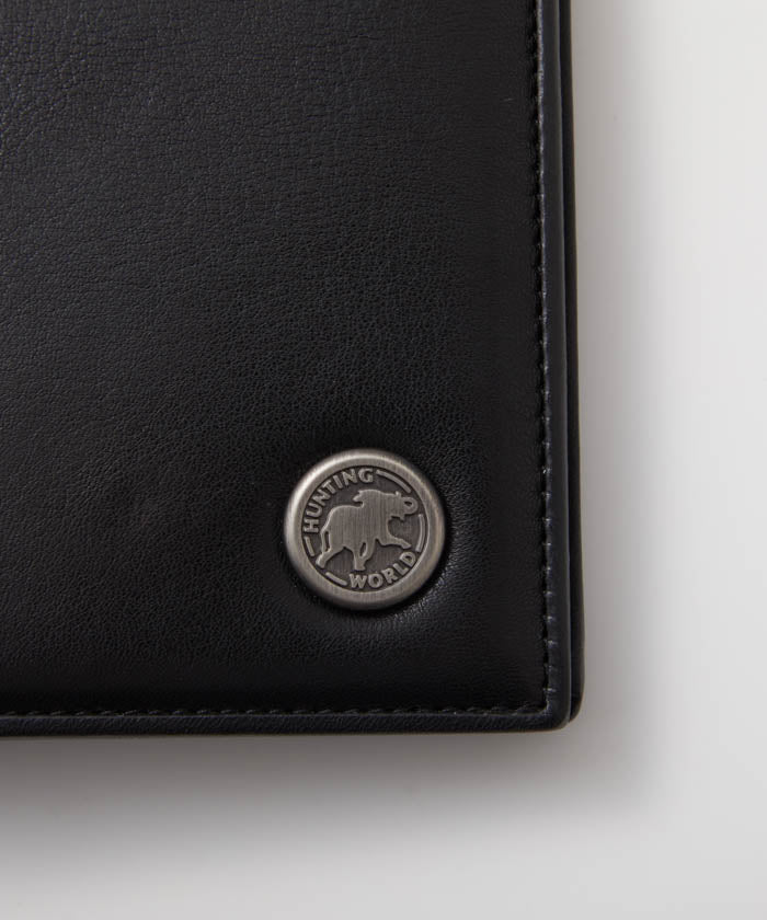 バチューレザー[コインケース付きロングウォレット382BLA]ブラック6119036208 HUNTING WORLD