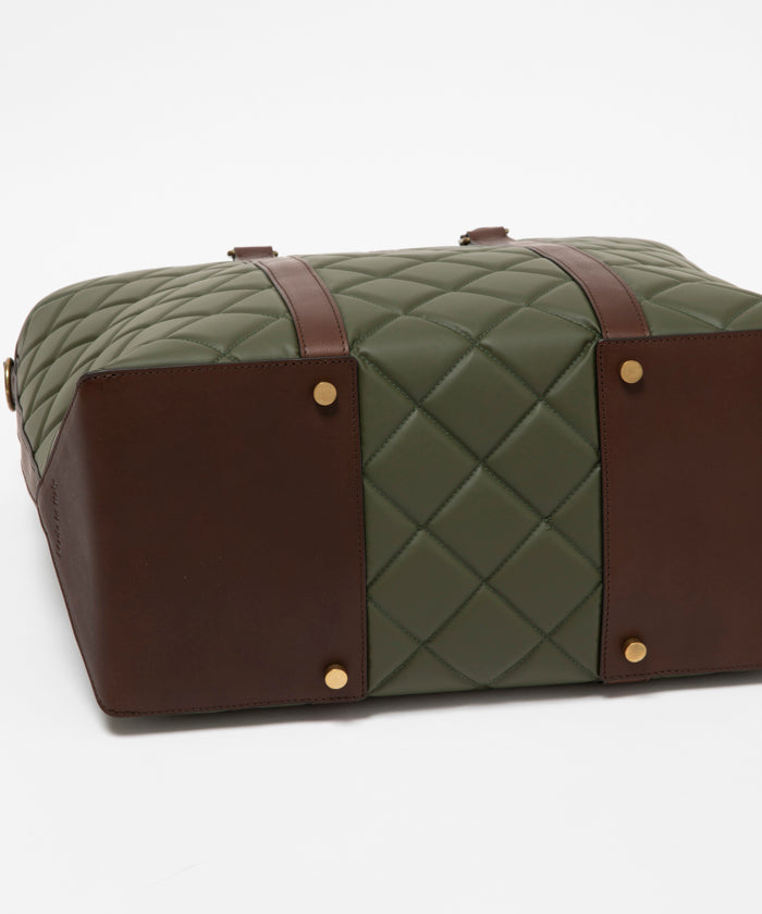 バチューオリジンネオキルティング[トートバッグL　4160BOQ]グリーン6109110657 HUNTING WORLD