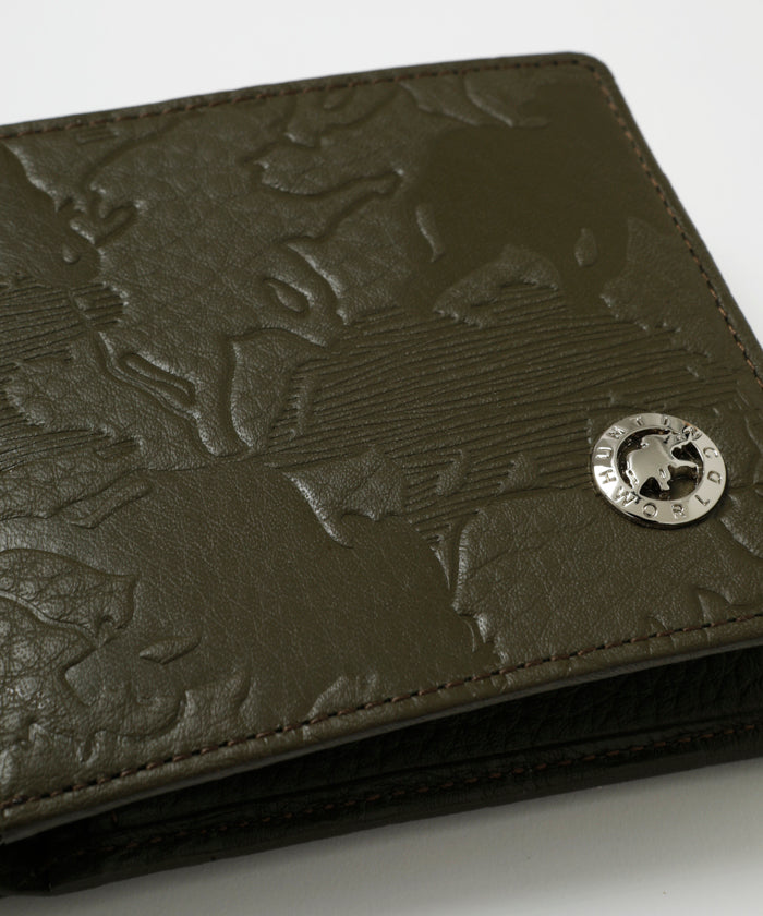 レガーロ[ダブルウォレット 312RGL]オリーブ6119300346 HUNTING WORLD