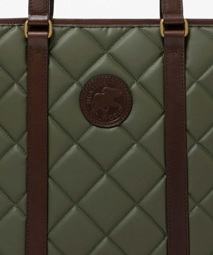 バチューオリジンネオキルティング[トートバッグS　4158BOQ]グリーン6109110457 HUNTING WORLD