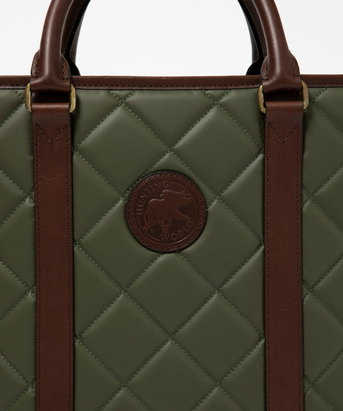 バチューオリジンネオキルティング[トートバッグM　4159BOQ]グリーン6109110557 HUNTING WORLD