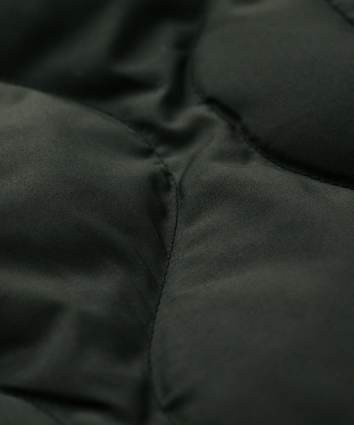 CRAFTED BY DESCENTE.LAB[インナーダウンロングスリーブシャツ FTZ45M]ブラック6234601008メンズ HUNTING WORLD