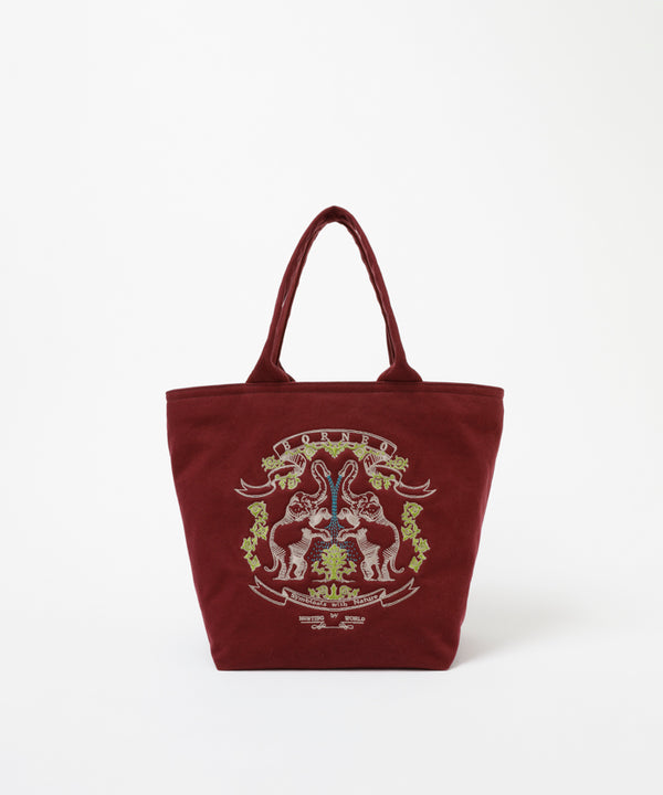 ボルネオチャリティー[トートバッグ 7844BNO]バーガンディ6108432018