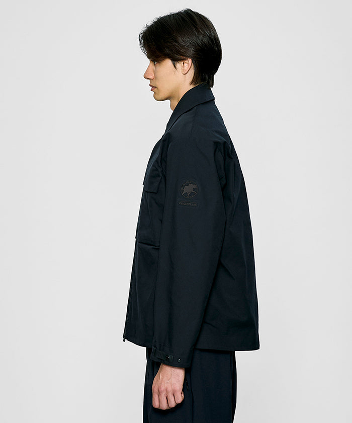 CRAFTED BY DESCENTE.LAB[ATYストレッチウーブン キルティングショートライナーコート FJK39M]ブラック6234600608メンズ HUNTING WORLD