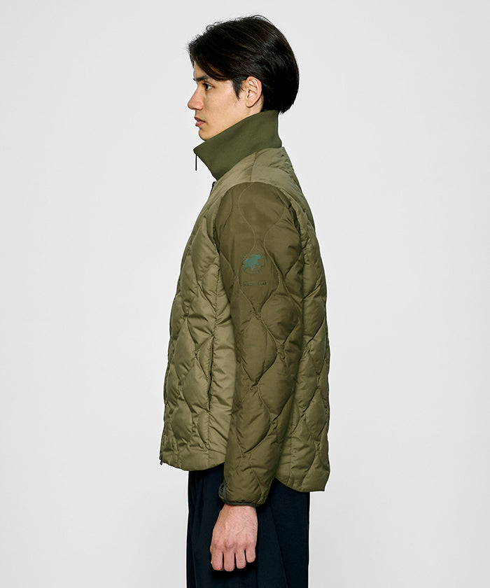 CRAFTED BY DESCENTE.LAB[インナーダウンロングスリーブシャツ FTZ45M]オリーブ6234601046メンズ HUNTING WORLD