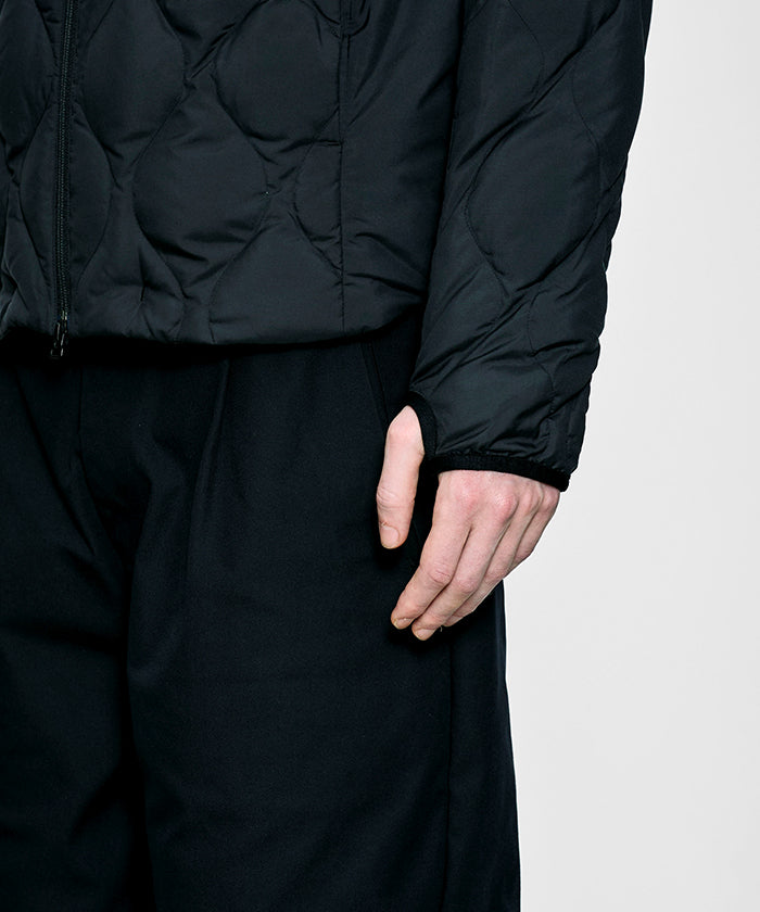 CRAFTED BY DESCENTE.LAB[インナーダウンロングスリーブシャツ FTZ45M]ブラック6234601008メンズ HUNTING WORLD