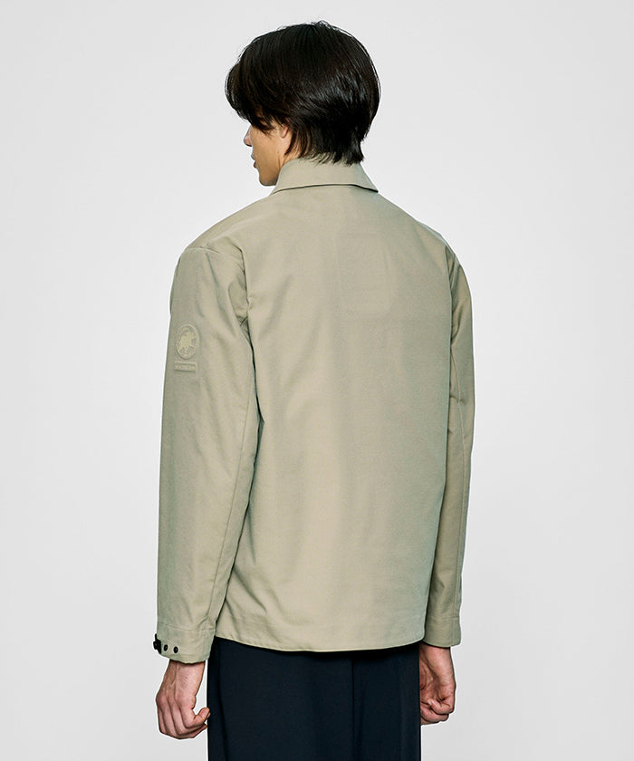 CRAFTED BY DESCENTE.LAB[ATYストレッチウーブン キルティングショートライナーコート FJK39M]ベージュ6234600632メンズ HUNTING WORLD