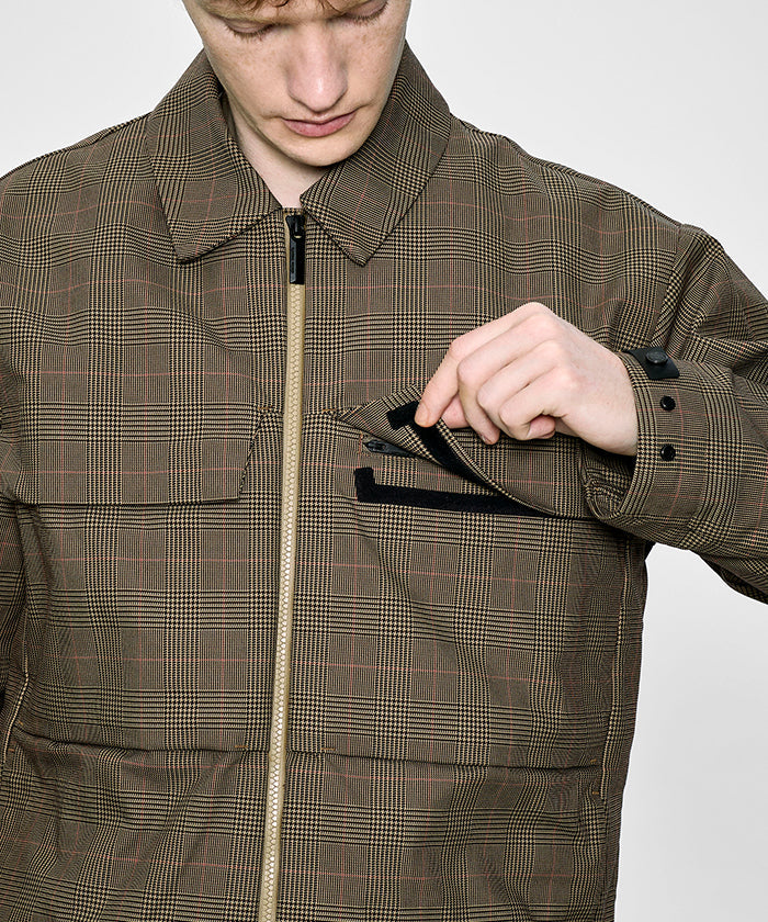 CRAFTED BY DESCENTE.LAB[ATYストレッチウーブン キルティングショートライナーコート FJK38M]グレー6234600505メンズ HUNTING WORLD