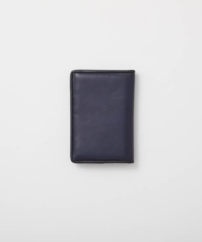 バチューレザー[カードケース390BLA]ネイビー×ネイビー6119038278 HUNTING WORLD