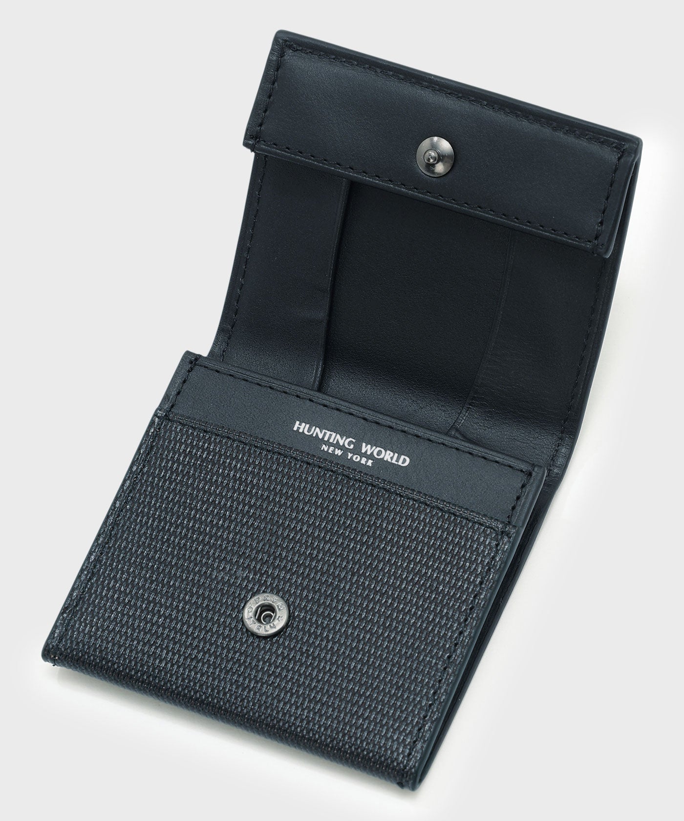 クリスタルグレイン[コインケース 374CGR]ネイビー6119203378 HUNTING WORLD