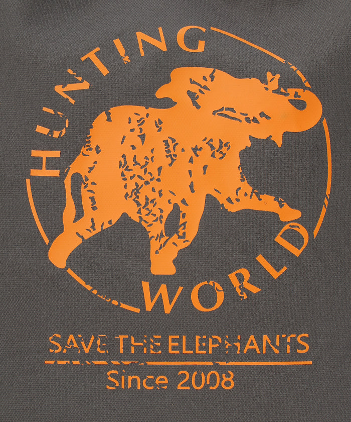 ボルネオチャリティー[トートバッグM 7817BNO]グレー6109434005 HUNTING WORLD