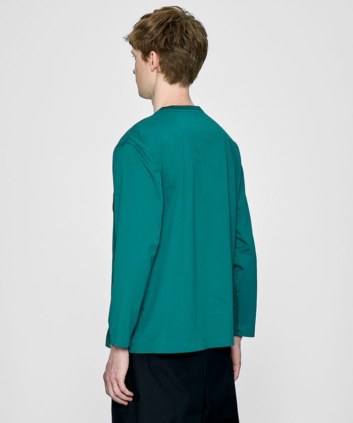 CRAFTED BY DESCENTE.LAB[プライムフレックス・プレーティングジャージ 長袖 FLT55M]グリーン6234601455メンズ HUNTING WORLD