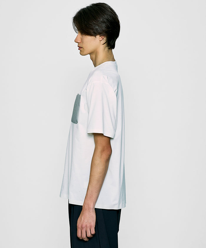 CRAFTED BY DESCENTE.LAB[プライムフレックス・プレーティングジャージ 半袖 FHS56M]ホワイト6234601500メンズ HUNTING WORLD