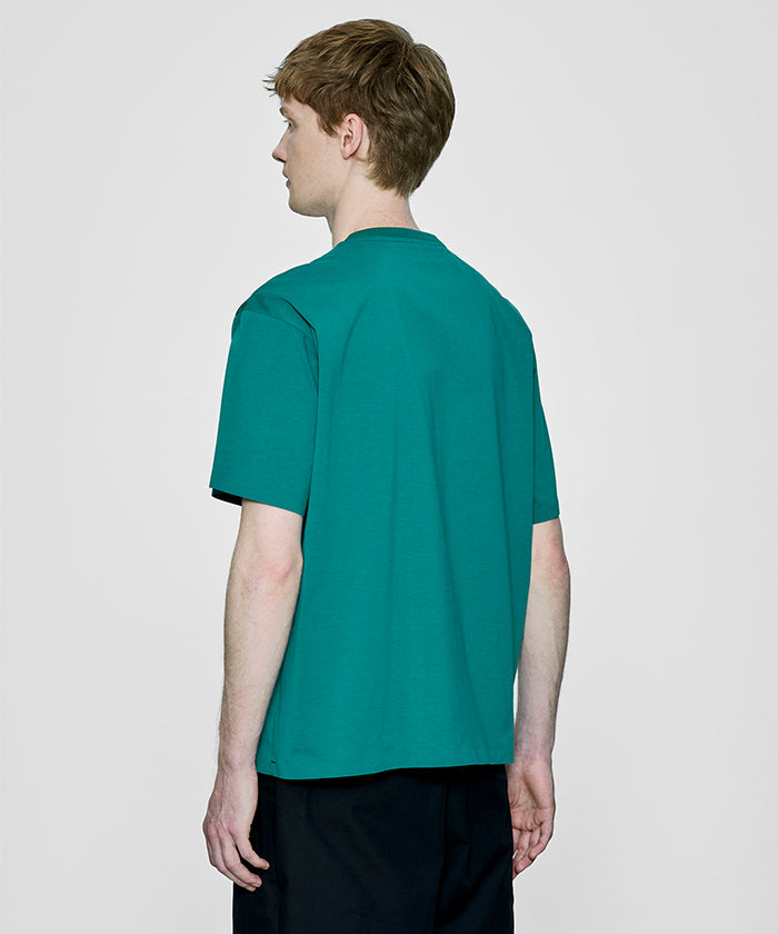 CRAFTED BY DESCENTE.LAB[プライムフレックス・プレーティングジャージ 半袖 FHS56M]グリーン6234601555メンズ HUNTING WORLD