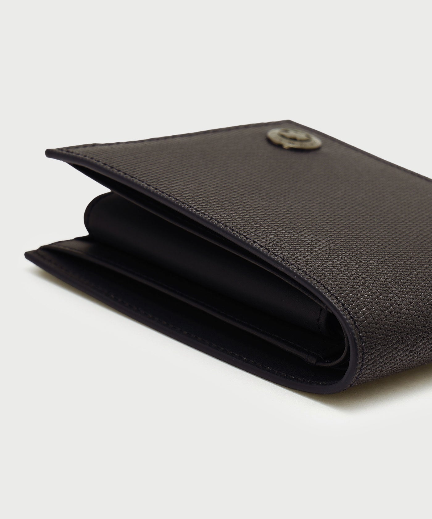 クリスタルグレイン[フォールデッドウォレット 371CGR]ブラック6119203008 HUNTING WORLD